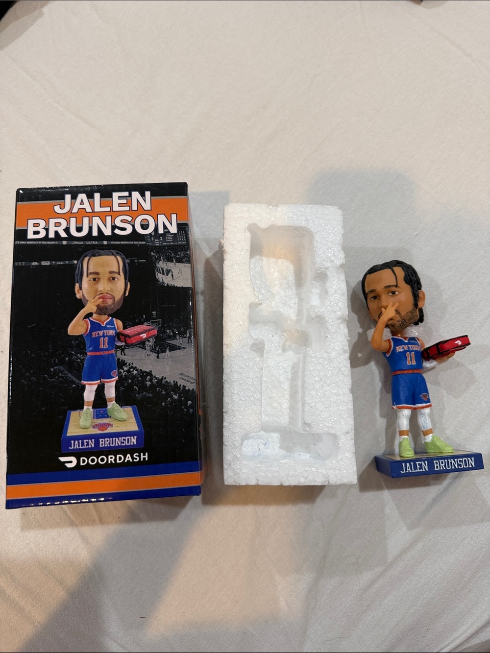 Jalen Brunson Kids Bath & Hair Bobblehead – Blue